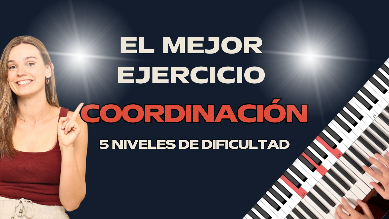 ejercicio de coordinación piano