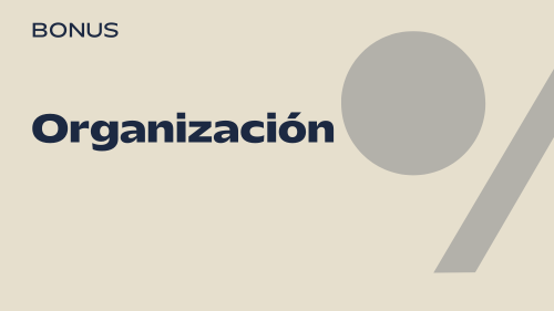 curso de organización